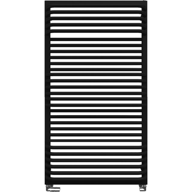 TERMA Grzejnik łazienkowy POC 2 124x50 czarny mat WGZUL124050-K9M5ZS