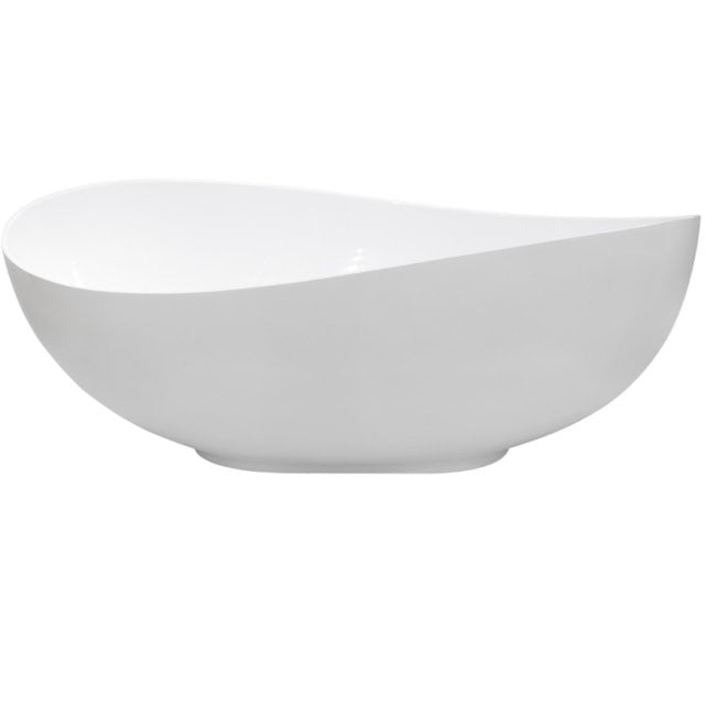 BESCO Wanna wolnostojąca SIYA 172x100 korek klik-klak biały #WMD-172-