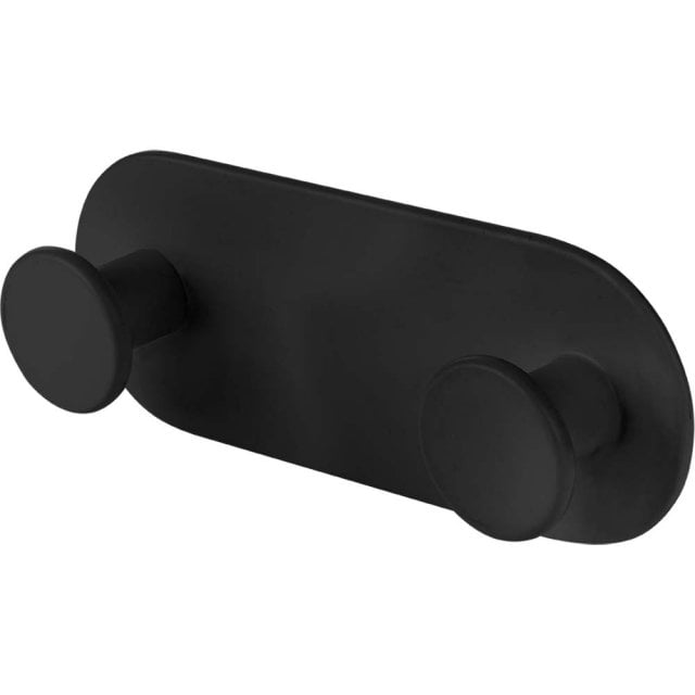 LAVEO Wieszak podwójny MIRI czarny ALM_712S