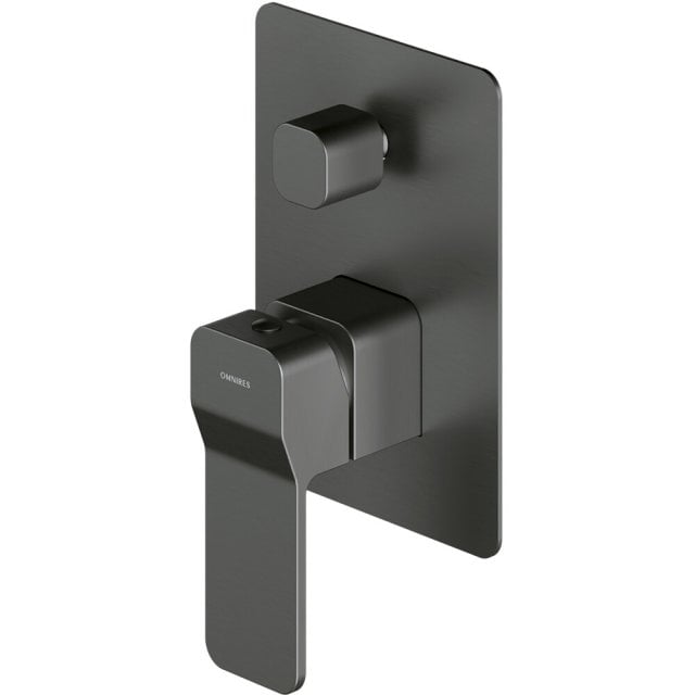 OMNIRES Bateria prysznicowo-wannowa SLIDE podtynkowa grafit szczotkow