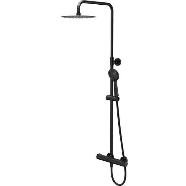 CERSANIT Zestaw prysznicowy CITY z baterią termostatyczną, owalny cza