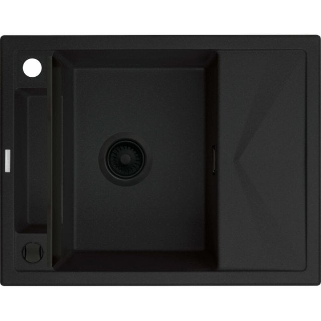 DEANTE Zlewozmywak granitowy MAGNETIC magnetyczny 1-komorowy z ocieka