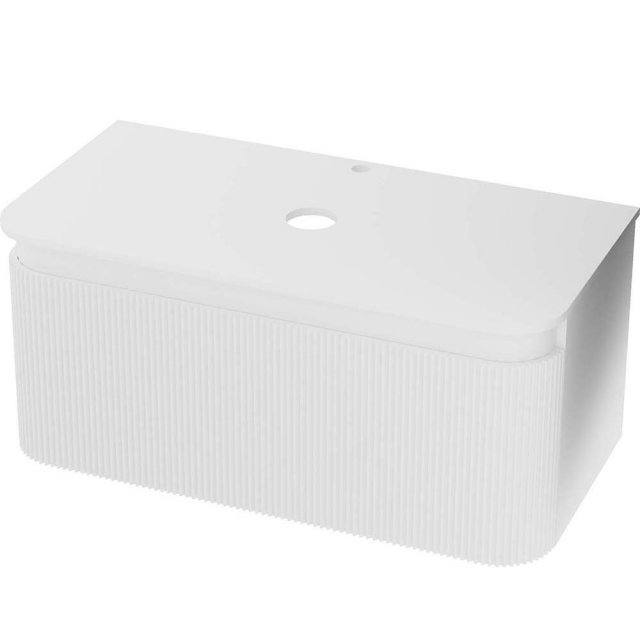 LAVITA Szafka podumywalkowa z blatem VERMONT 100 cm biała