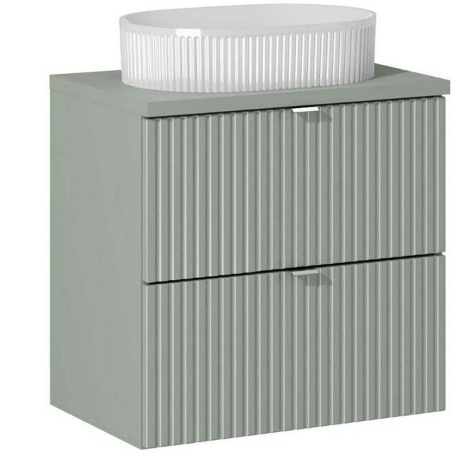 COMAD Zestaw mebli LINE REED GREEN szafka z blatem 60 cm, umywalka BE