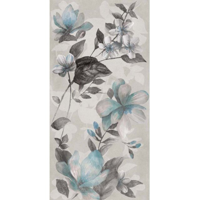 Gres szkliwiony włoski Dado Ceramica WALLPAPERS FIORE mat 60x120 gat.