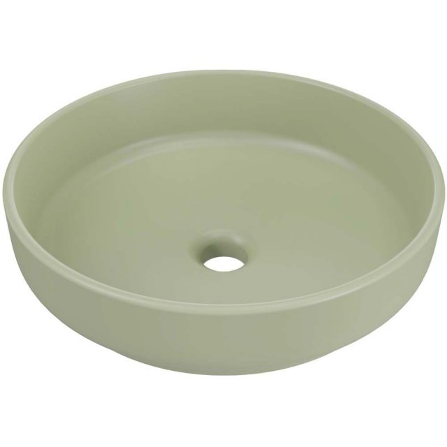 COMAD Umywalka nablatowa RIVER 1 OLIVE GREEN MATT 40 cm UN 40 ( E-659