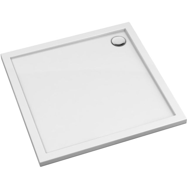 OMNIRES Brodzik kwadratowy MERTON 90x90 biały połysk MERTON90-KBP