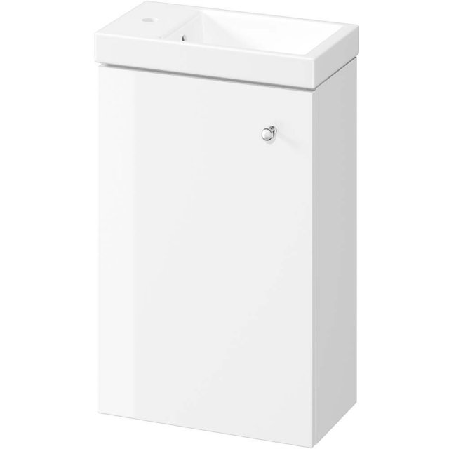 CERSANIT Szafka z umywalką MALTA 40 biała DSM, uchwyt chrom S4002-002