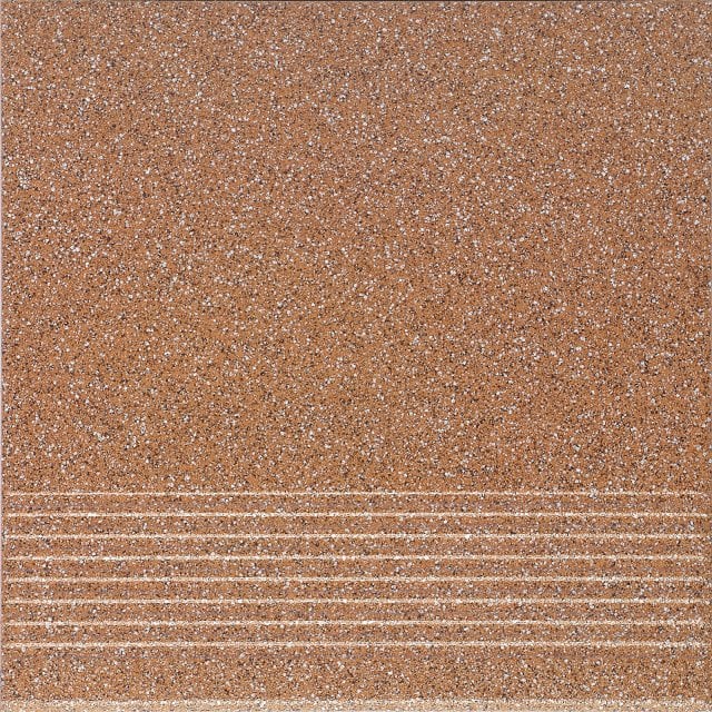 Gres szkliwiony stopnica MILTON orange mat 29,7x29,7 gat. II