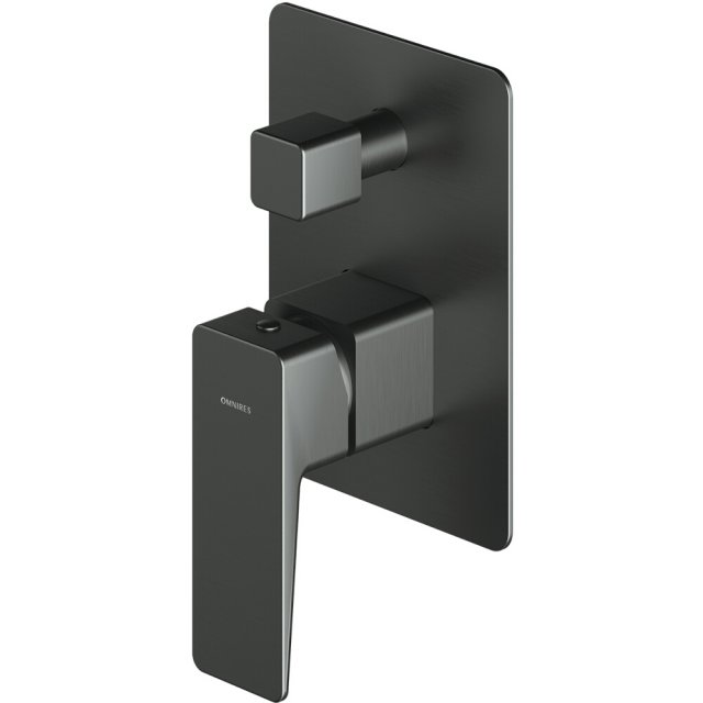 OMNIRES Bateria prysznicowo-wannowa PARMA podtynkowa grafit szczotkow