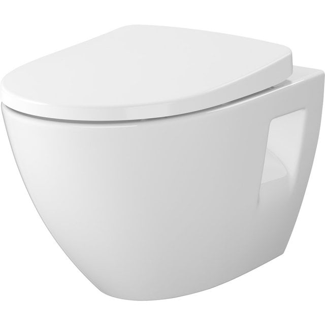 CERSANIT Zestaw WC SET B905 MZ MODUO PLUS oval co deska MODUO SLIM WR