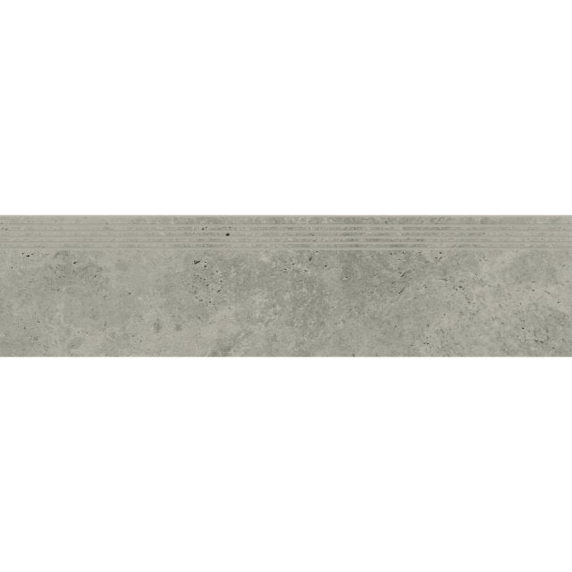 Gres szkliwiony stopnica CANDY light grey mat rect 29,8x119,8 #584 ga