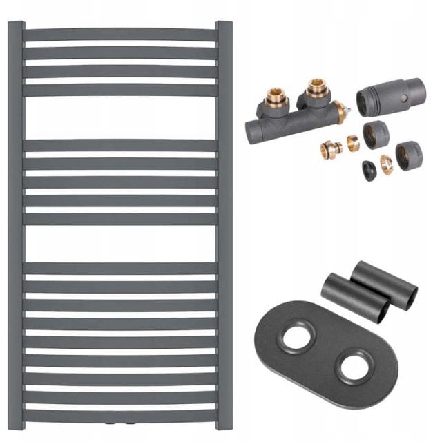 INVENA Grzejnik łazienkowy PROV 100x54 zes. DUOPLEX maskownica podw.