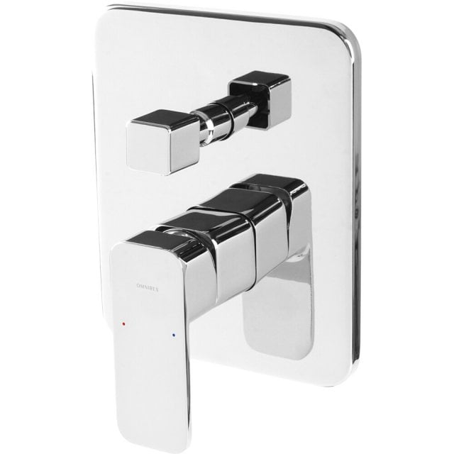 OMNIRES Bateria prysznicowo-wannowa APURE podtynkowa chrom połysk AP2