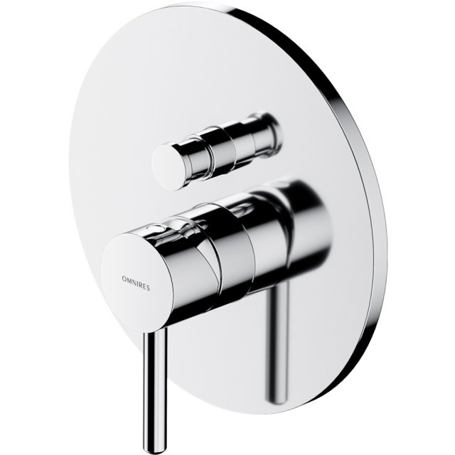 OMNIRES Bateria prysznicowo-wannowa Y podtynkowa chrom połysk Y1235CR