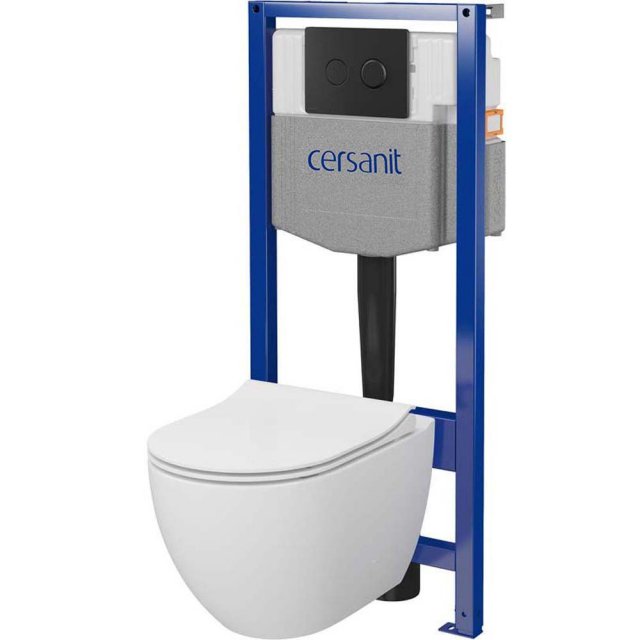 CERSANIT Zestaw podtynkowy GARDA SYSTEM 50 pneumatyczny, miska, deska