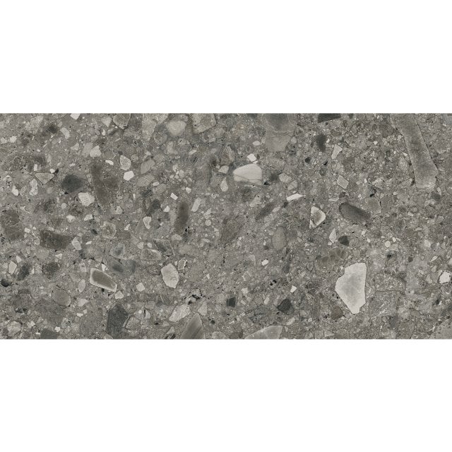 Gres szkliwiony CANDY TERRAZZO NUOVO grey mat 29,8x59,8 gat. II