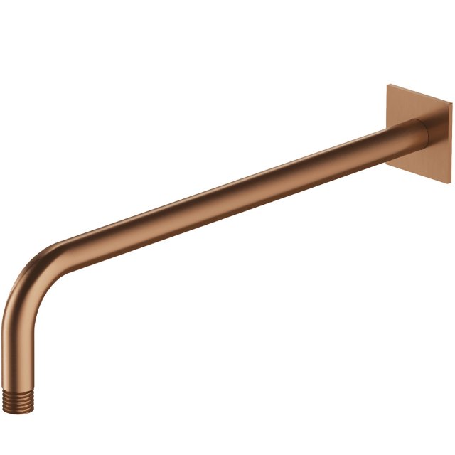 OMNIRES Wylewka prysznicowa ścienna 40 cm miedź szczotkowana RA01C-KC