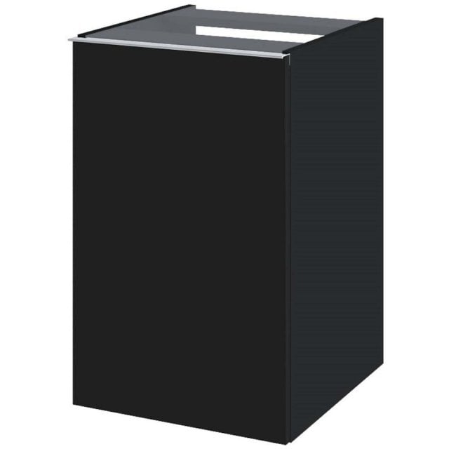 ELITA Komoda łazienkowa LOOK 40 z koszem cargo black matt 168113