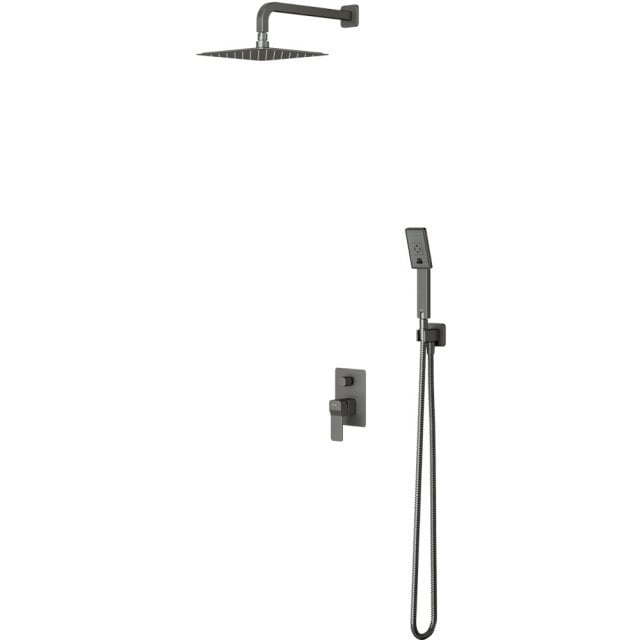 OMNIRES System prysznicowy SLIDE podtynkowy grafit szczotkowany SYSSL