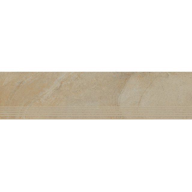 Gres szkliwiony stopnica SPECTRAL beige structure mat 29,8x119,8 gat.
