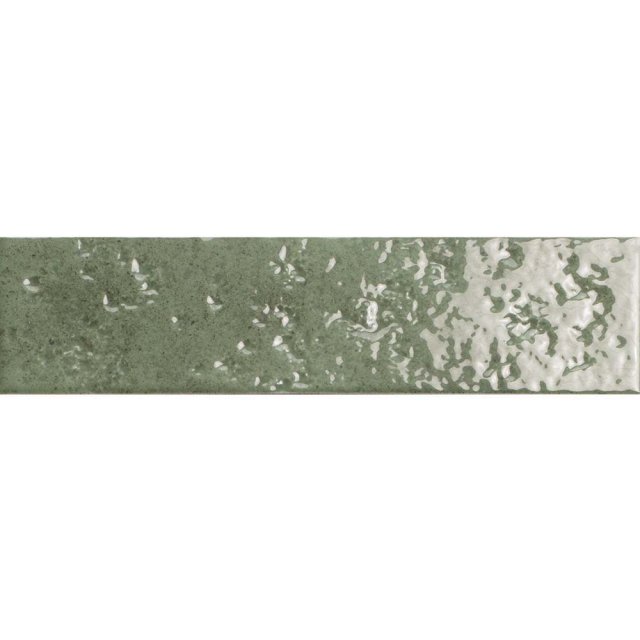 Płytka ścienna hiszpańska Mainzu AMALFI SELVA błyszcząca 7,5x30 gat.