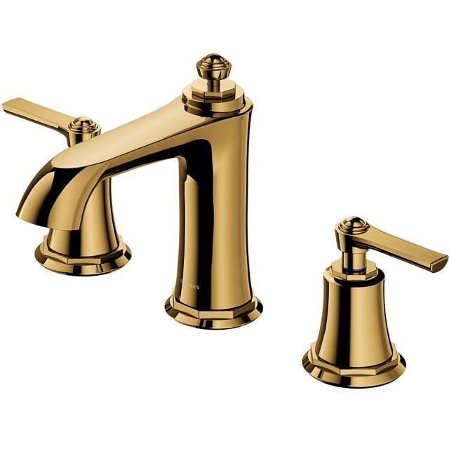 OMNIRES Bateria umywalkowa stojąca ARMANCE 3-otworowa złoty połysk AM