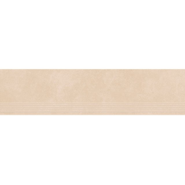 Gres szkliwiony stopnica ARES warm beige mat 29,8x119,8 gat. I
