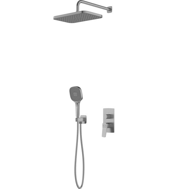 KFA Zestaw prysznicowy MALAGA podtynkowy gun metal szary PVD 4529-501