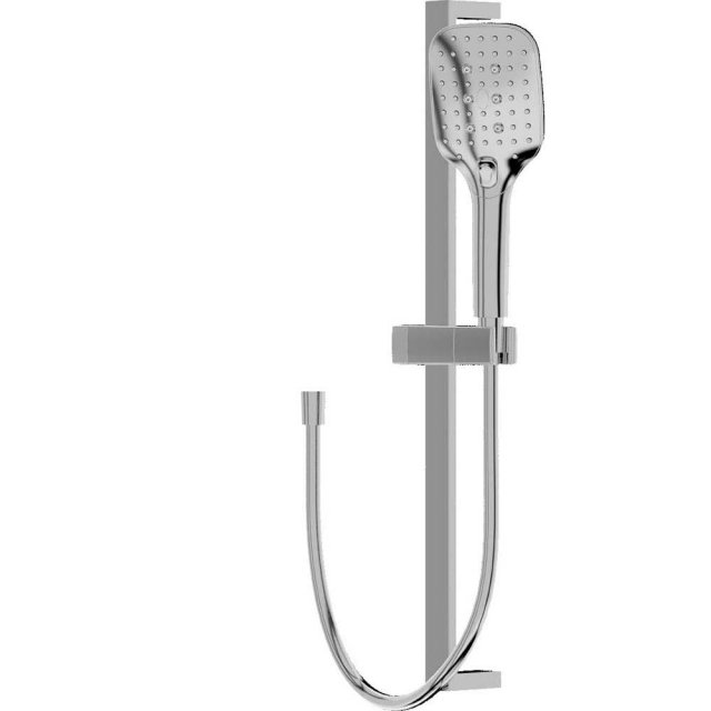 LAVITA Zestaw prysznicowy CETUS z drążkiem chrom