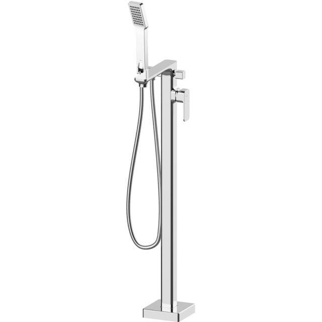 OMNIRES Bateria wannowa APURE wolnostojąca chrom połysk AP2233CR