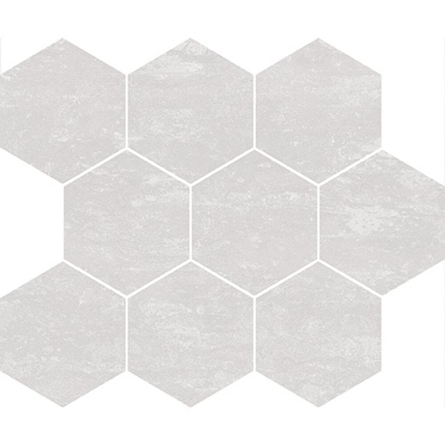 Płytka ścienna mozaika WATERLOO light grey glossy 28x33,7 gat. I