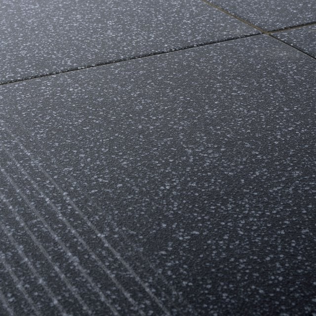 Gres szkliwiony stopnica MILTON graphite mat 29,7x29,7 gat. I Cersani