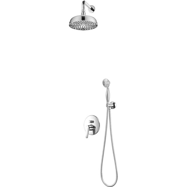 OMNIRES System prysznicowy ART DECO podtynkowy chrom połysk SYSAD25CR