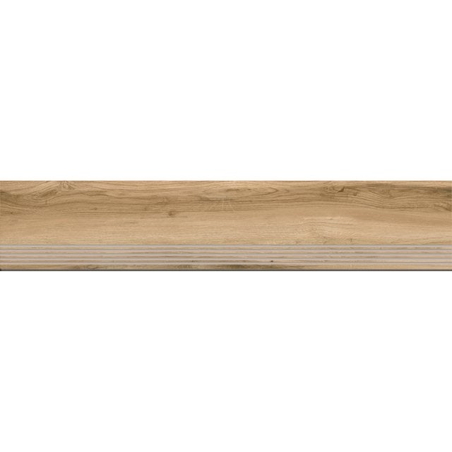 Gres szkliwiony stopnica Stn Ceramica HUAINE NATURAL mat 30x150 gat.