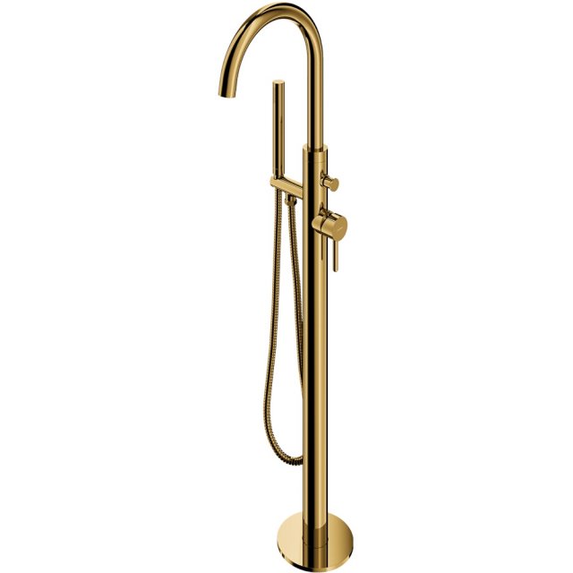 OMNIRES Bateria wannowa Y wolnostojąca złota połysk Y1233GL