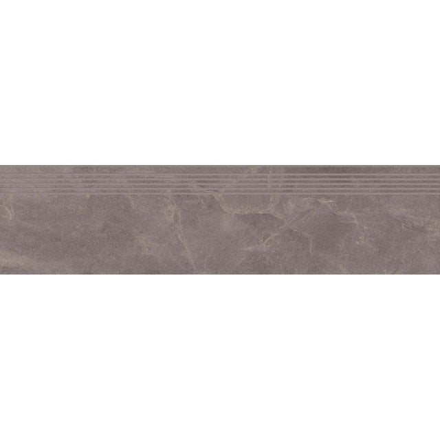 Gres szkliwiony stopnica MARENGO grey mat 8mm 29,8x119,8 gat. I