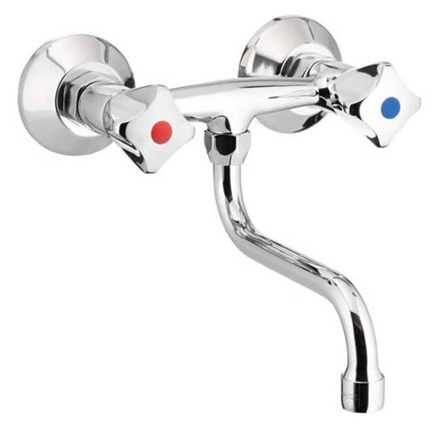 KFA Bateria umywalkowa ścienna STANDARD chrom 300-410-00