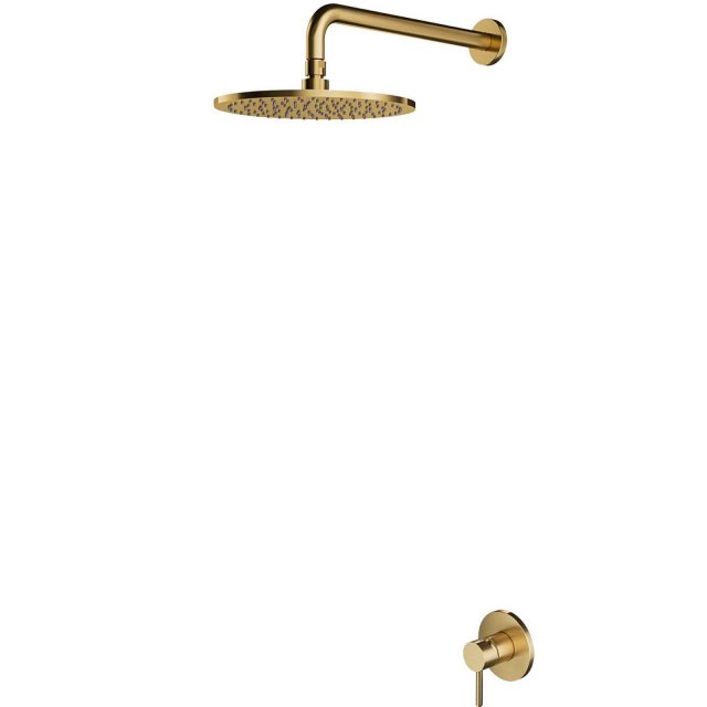 OMNIRES System prysznicowy Y podtynkowy złoty szczotkowany SYSY36GLB