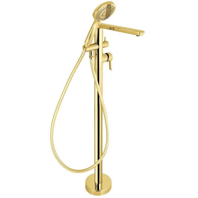 DEANTE Bateria wannowa wolnostojąca ARNIKA z zestawem prysznicowym zł