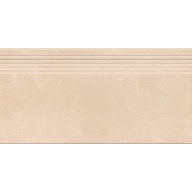 Gres szkliwiony stopnica ARES warm beige mat 29,8x59,8 gat. I
