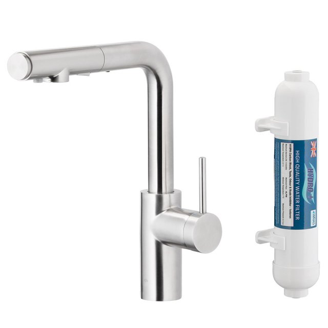 KFA Bateria kuchenna DUERO PURE z wyciąganą wylewką i filtrem Hydro+