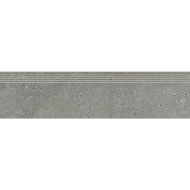 Gres szkliwiony stopnica CANDY grey mat rect 29,8x119,8 #608 gat. I C