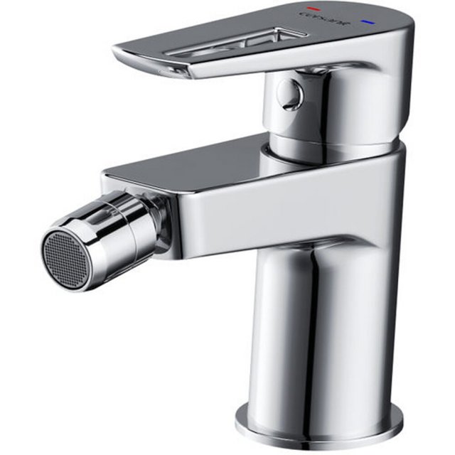 CERSANIT Bateria bidetowa stojąca MILLE chrom z metalowym korkiem S95