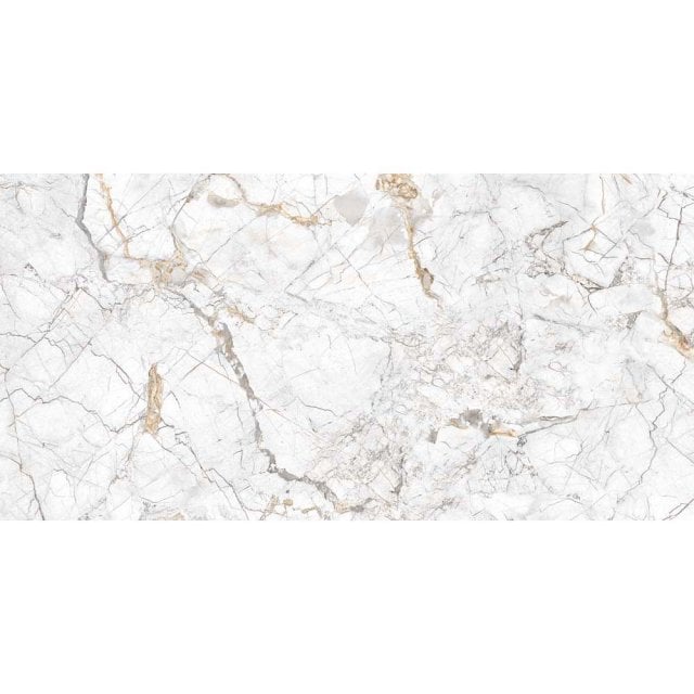 Gres szkliwiony FORZA white mat carving 60x120 gat. I Cersanit