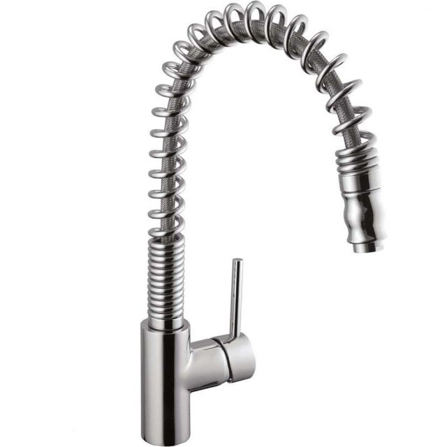 KFA Bateria kuchenna stojąca SIGMA z wyciąganą wylewką chrom 6603-110