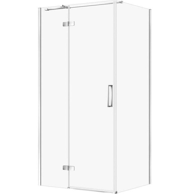 CERSANIT Kabina prysznicowa prostokątna JOTA 100x80 lewa chrom, szkło