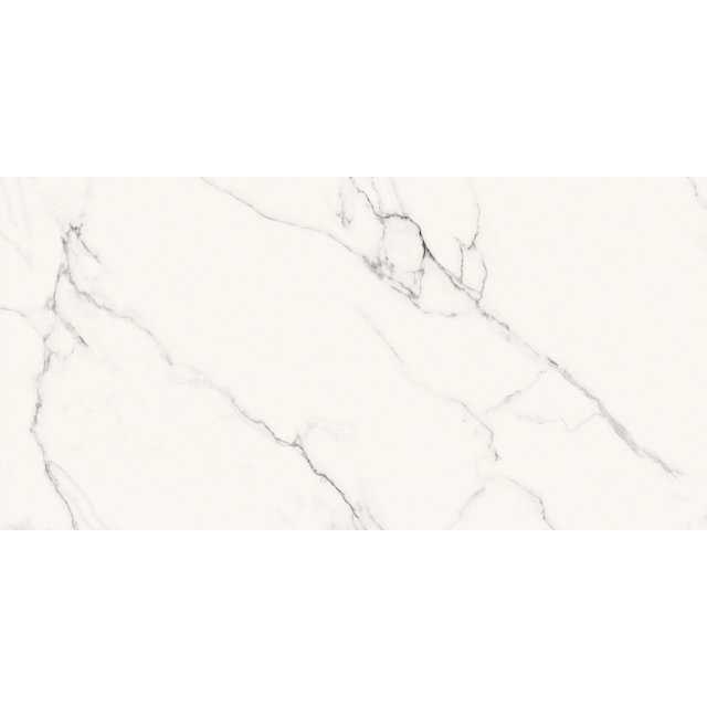 Gres szkliwiony CALACATTA NEW white polished 60x120 gat. I Cersanit
