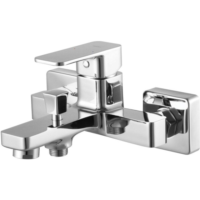 OMNIRES Bateria wannowa APURE ścienna chrom połysk AP2230CR