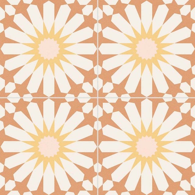 Gres szkliwiony hiszpański Gayafores SOLEIL ORANGE mat 33,15x33,15 ga